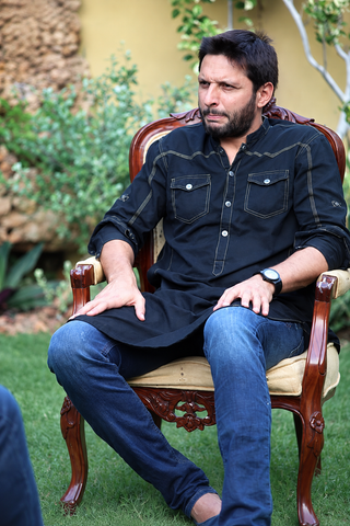 Black Denim Kurta